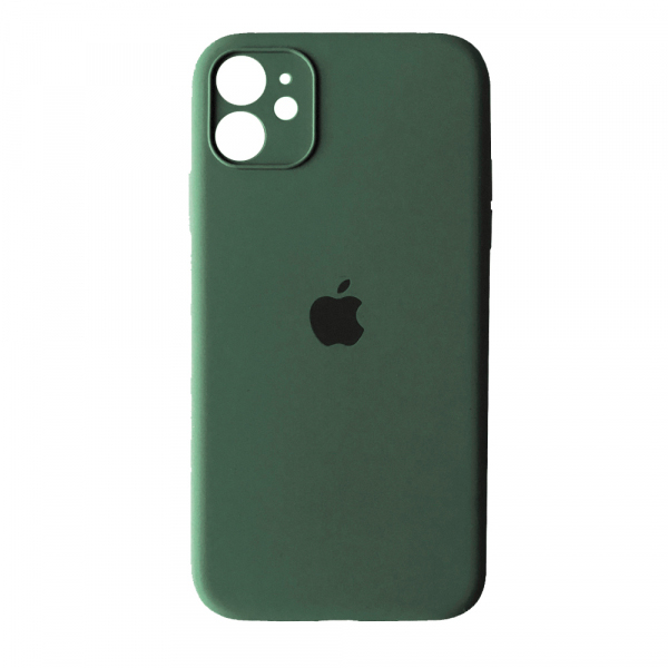 Silicone Case Full Camera Protective (AA) для iPhone 11  (Pine Green)-0